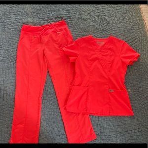 Grey’s Anatomy Scrubs by Barco Hot Coral